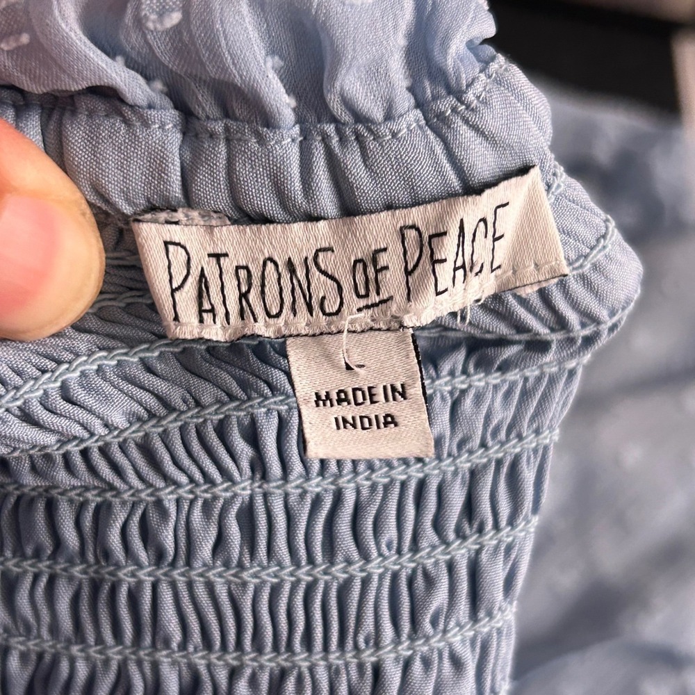 Patrons Of Peace Maxi Dress Blue Large - Picture 6 of 14